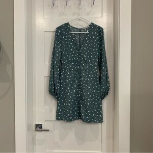 abercrombie & fitch polka dot mini dress